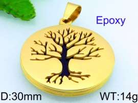 Stainless Steel Gold-plating Pendant