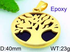 Stainless Steel Gold-plating Pendant