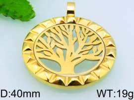 Stainless Steel Gold-plating Pendant