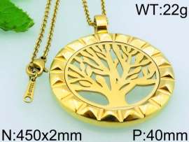 Stainless Steel Gold-plating Pendant