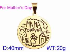 Stainless Steel Gold-plating Pendant
