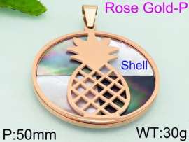 SS Rose Gold-plating Pendant