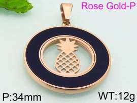 SS Rose Gold-plating Pendant