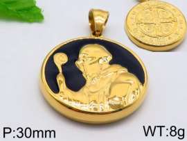 Stainless Steel Gold-plating Pendant