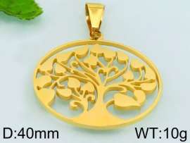 Stainless Steel Gold-plating Pendant