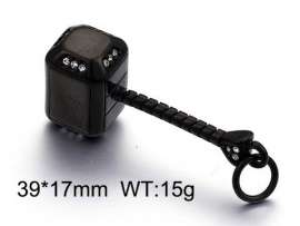Stainless Steel Black-plating Pendant