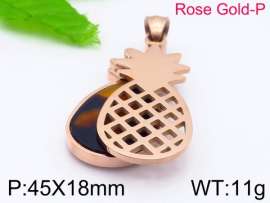 SS Rose Gold-plating Pendant