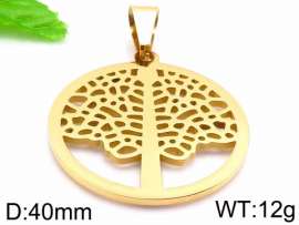 Stainless Steel Gold-plating Pendant