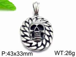 Stainless Skull Pendants