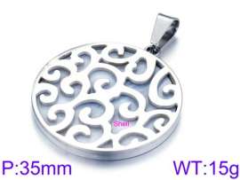 SS Shell Pearl Pendant