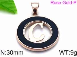 SS Rose Gold-plating Pendant