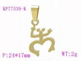 Stainless Steel Gold-plating Pendant