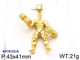 Stainless Steel Gold-plating Pendant
