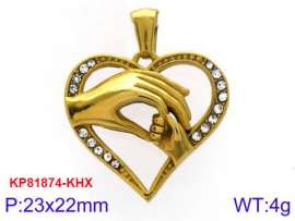 Stainless Steel Gold-plating Pendant