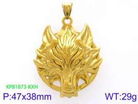 Stainless Steel Gold-plating Pendant