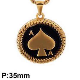 Stainless Steel Gold-plating Pendant
