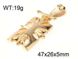 Stainless Steel Gold-plating Pendant