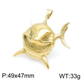 Stainless Steel Gold-plating Pendant